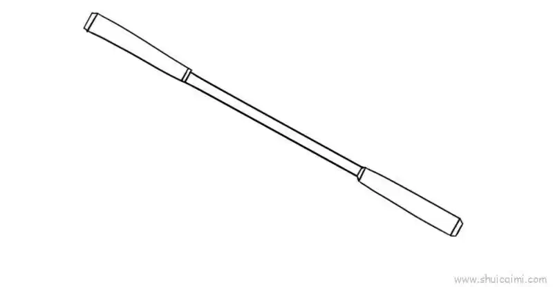 金箍棒儿童画怎么画 金箍棒简笔画好看