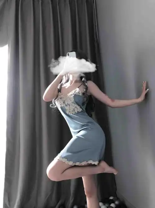 长夜漫漫女生性感情趣内衣 美女透明家居内衣吊带情趣睡衣睡裙套装