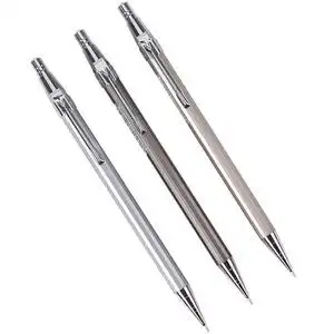 晨光文具自动铅笔0.5小学生0.7全金属活动铅笔2h芯mp1001铁杆按动