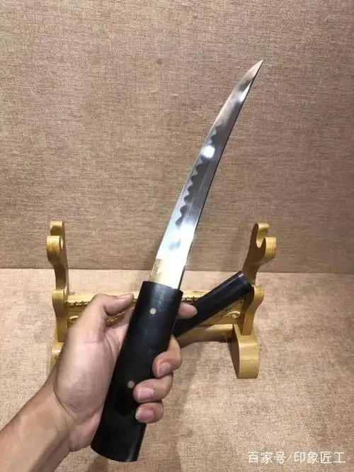 冷兵器黑檀研磨短刀,鉴赏