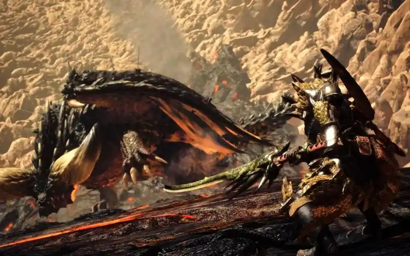 【怪物猎人世界】熔山龙捕获作战_哔哩哔哩 (゜-゜)つロ 干杯~-bili