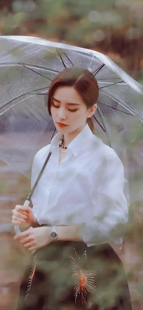 刘诗诗气质唯美图片女生侧脸手机壁纸