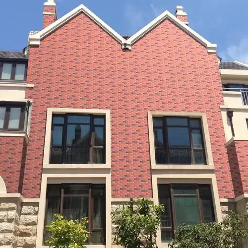 红色文化石外墙砖室外别墅红砖文化砖仿古砖阳台背景墙劈开砖e921