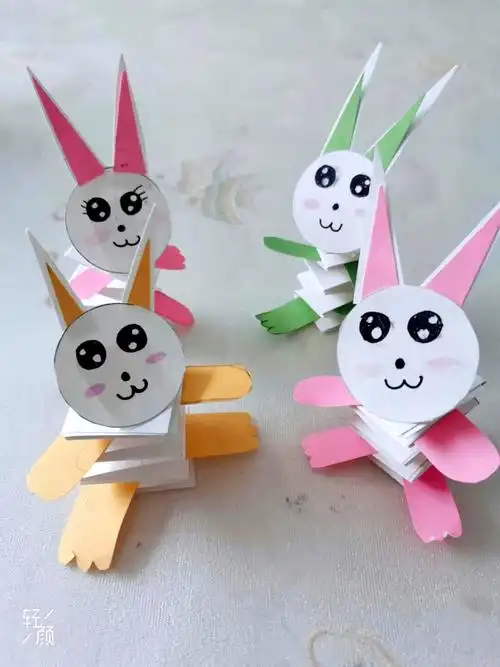 创意手工—可爱的小白兔