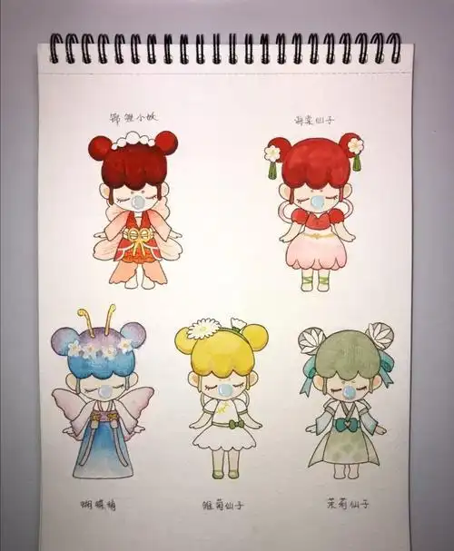 林深不知处系列盲盒简笔画来了简笔画文化绘画可爱盲盒简笔画 简笔画