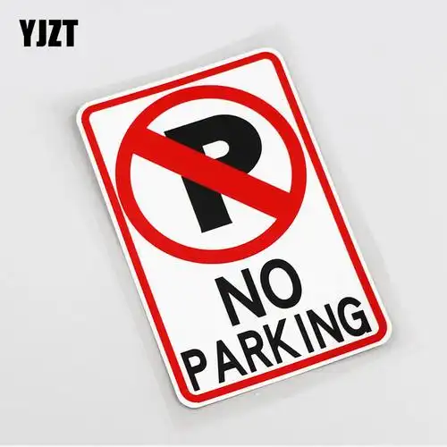 yjzt 车贴纸个性文字 警示车贴 no parking 禁止停车 贴纸 cs0278