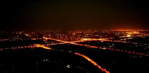 5米高空,鸟瞰夜北京中轴线美景!