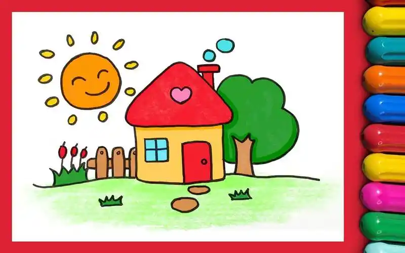 房子的简笔画 房子的简笔画简单又漂亮