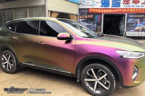 哈佛f7 汽车改色贴膜teckwrap美国秃鹰rd09溢彩琉璃