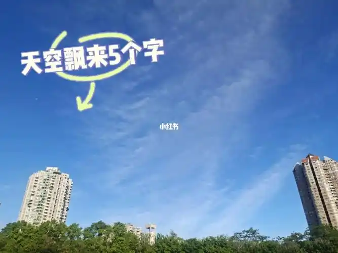 天空飘来5个字
