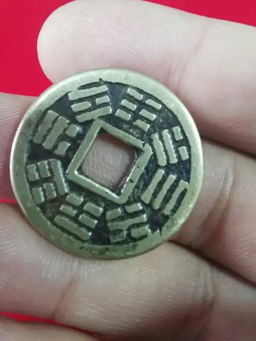 龙凤背八卦花钱