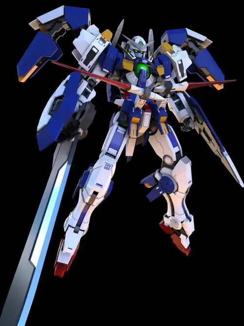 雪崩能天使高达-exia模型 - 角色/人物/生物 - 作品模型 - cg模型网