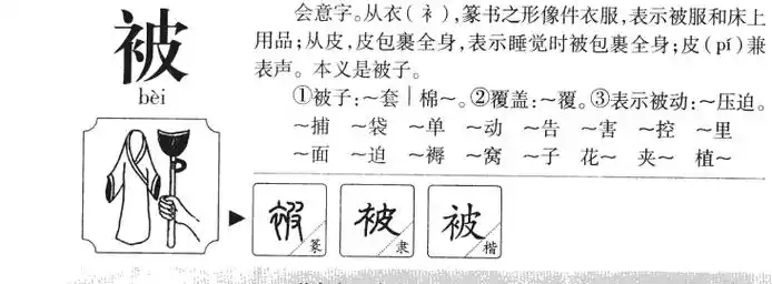 被字五行属什么被字取名有什么意义