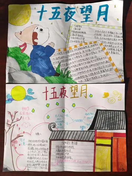 六年级上册语文第三课古诗三首手抄报 三年级上册手抄报