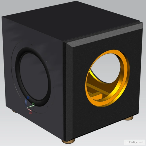 重新设计制作一款双辐射器低音炮直播中