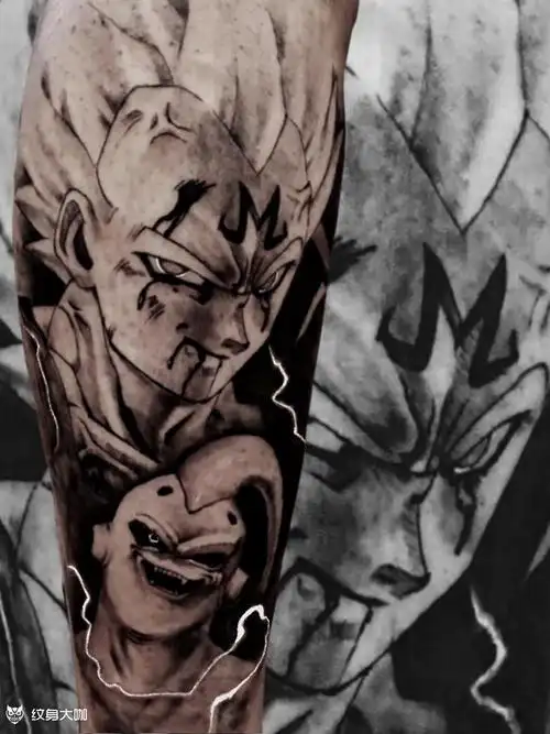 七龙珠_纹身图案手稿图片_猪仔的纹身作品集