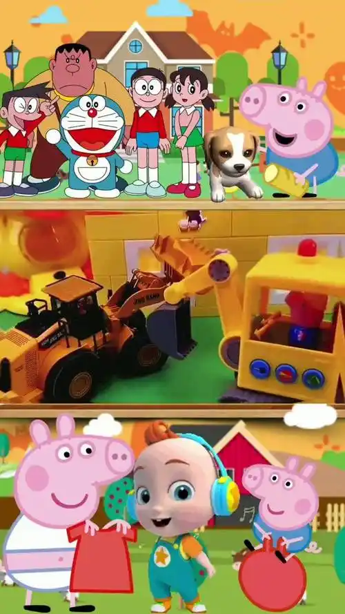 小猪三兄弟不见踪影,乔治爸爸会是关键线索人吗 玩具视频 玩具故事