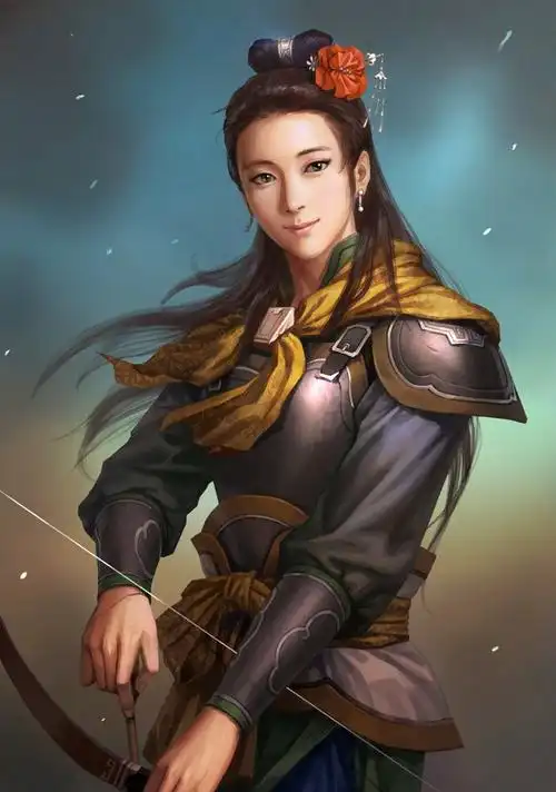 经典系列游戏《三国志13》女武将头像立绘高清图(20)