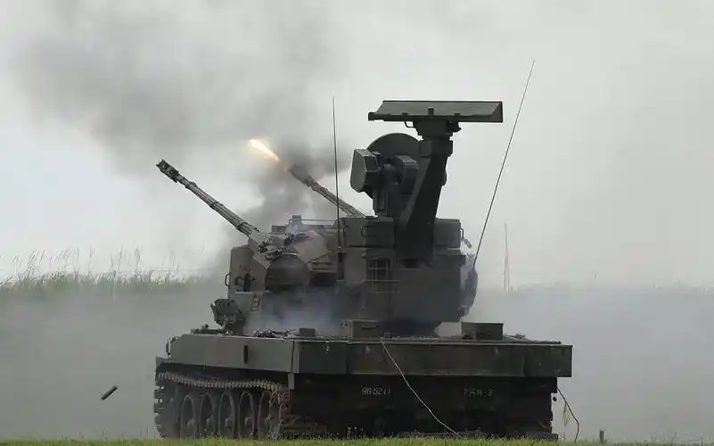 87式自走高射机关炮