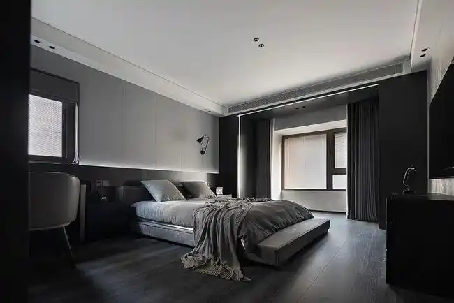 黄石装修|三室两厅灰色极简现代风格,格调高雅有品位_装修达人_装修头