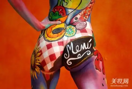 奥地利人体彩绘艺术节完美谢幕 这才是艺术(2)