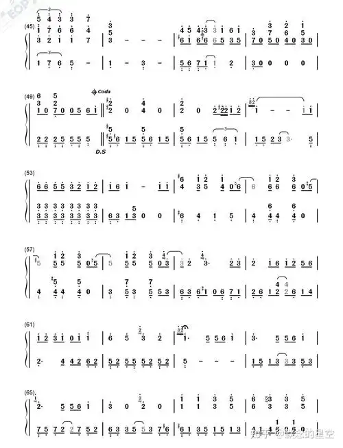 钢琴谱双手简谱双版本方大同爱爱爱