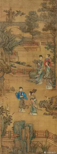 清代画家冷枚人物画