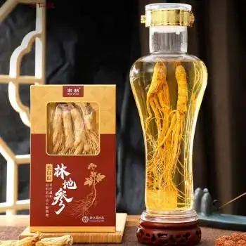 正宗长白山人参山参林下参精选品质泡酒药材东北特产 林地参40g【大牌
