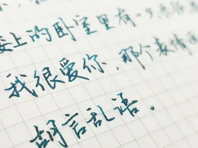 我很爱你那个表情说虽然你满嘴胡言乱语