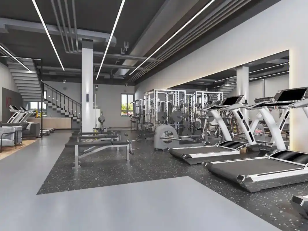 工业风健身房,动感空间,个性风尚|||工业风健身房装修设计中 - 抖音