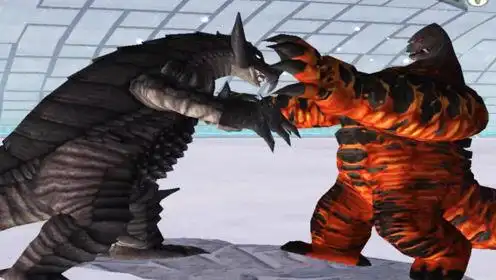 奥特曼格斗进化重生,哥莫拉vs雷德王