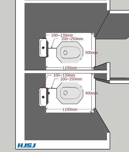 蹲便器通用施工图标准指引hjsj2021