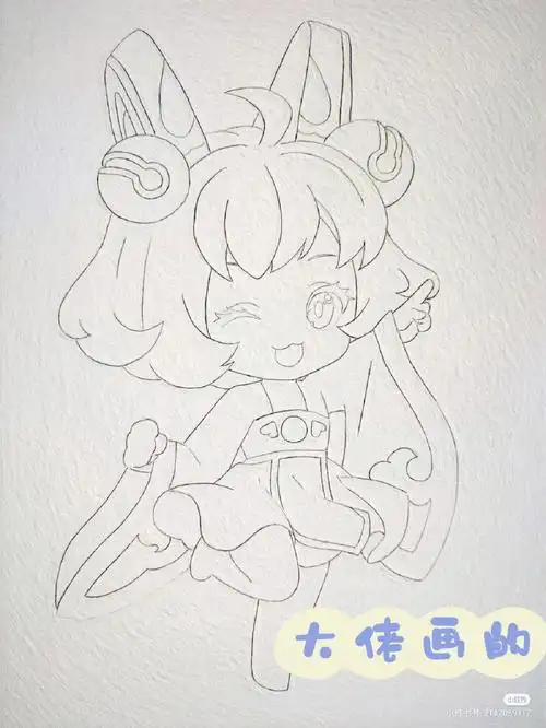 蔡文姬手绘临摹