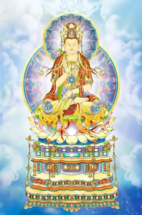 南无观世音菩萨,见此佛像,保佑全家幸福平安,心想事成