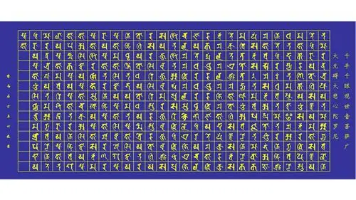 大悲咒 梵文 罗马拼音 汉文音译 对照完整84句