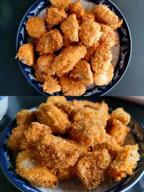 看小v如何用空气炸锅变着花样做出嫩滑无油的炸鸡块吧!