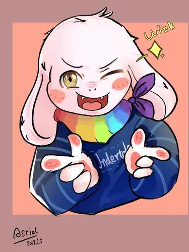 传说之下同人小羊练习图