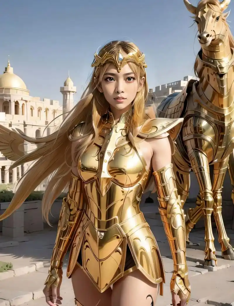 射手座黄金圣斗士女版#动漫