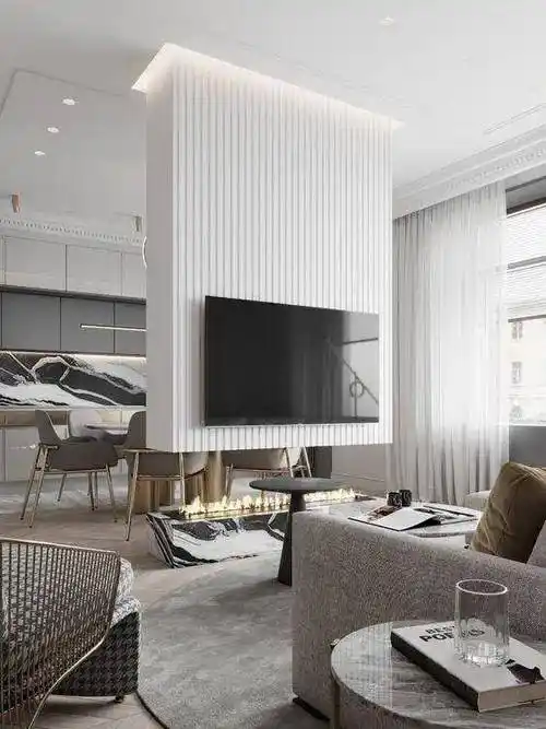 悬空背景墙,该怎么设计?_焊接_电视_内容