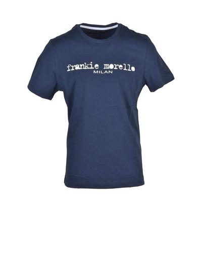 frankie morello男款蓝色t恤|mens blue t-shirt