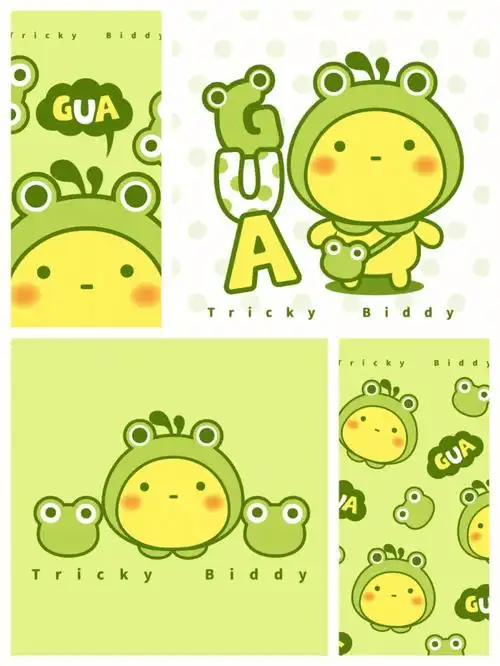 青蛙可爱壁纸油爆叽丁