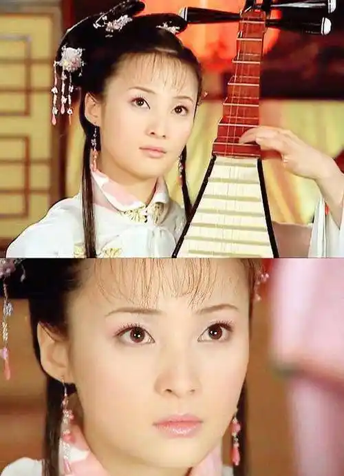 十六年前的还珠格格古典美人蒋勤勤就已经留空气刘海了