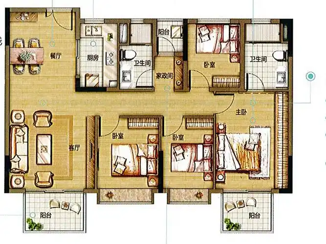 万科峯境b栋户型_万科峯境户型图-广州搜狐焦点网