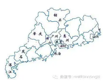 广东省区域作物分布及用药水平