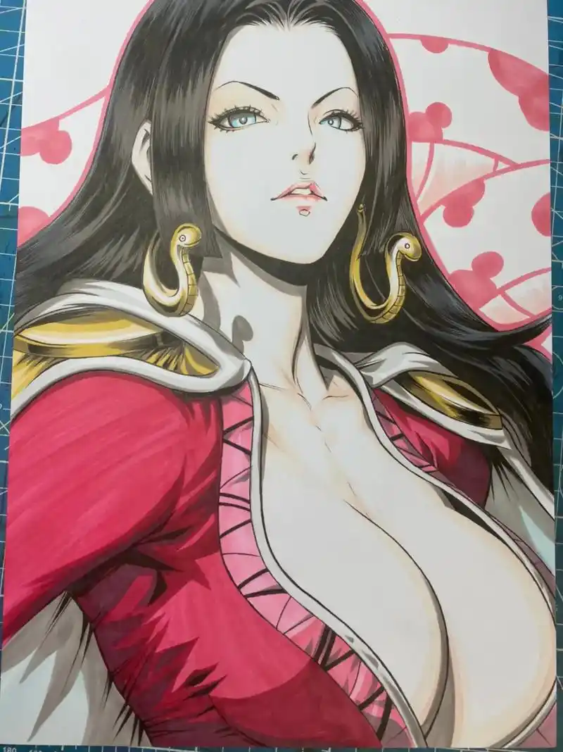 我又更新了7815#马克笔手绘 #海贼王 #汉库克 - 抖音