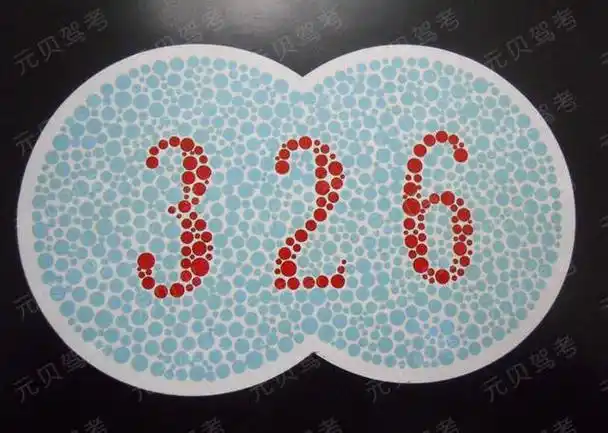 车管所新版色盲测试,看不出这些,就基本告别方向盘了