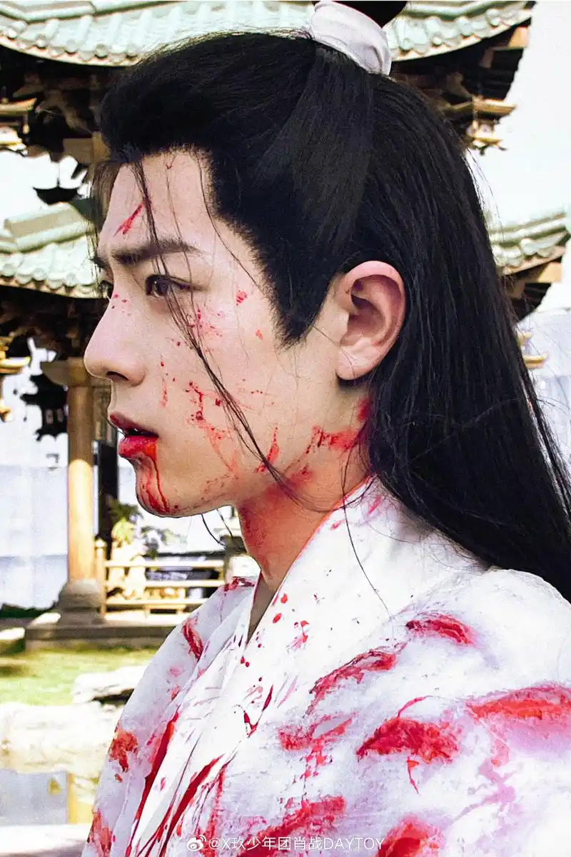 肖战的战损妆美得让人惊心动魄,时影走万劫地狱的那一段剧情,时影真的