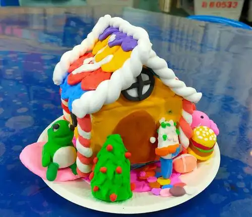 超轻黏土糖果屋