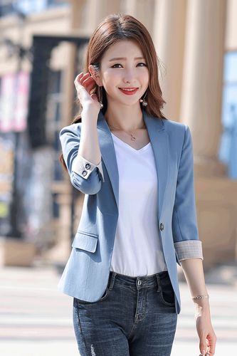 上班族女装时尚面试衣服女 大学生上衣服办公室白领衬衣职场穿搭-haoo