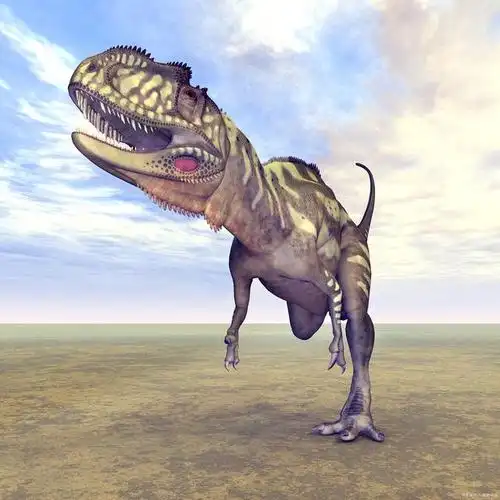 异特龙,是恐龙中最大的食肉动物之一,化石发现于四川省的龙门山,其身